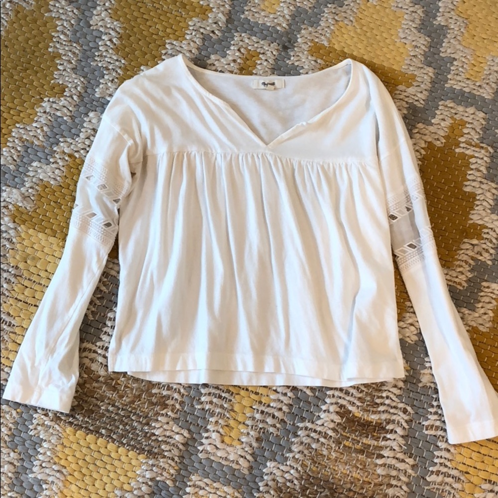 Madewell babydoll top size XS.